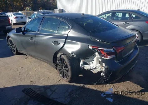 2018 Infiniti Q50 3.0T Red Sport 400 z USA, uszkodzony, nr VIN JN1FV7AR5JM700157